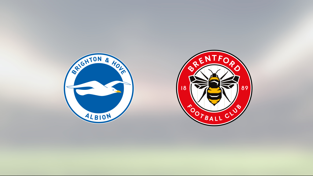 Segerlös svit bröts när Brighton vann mot Brentford med 2-0