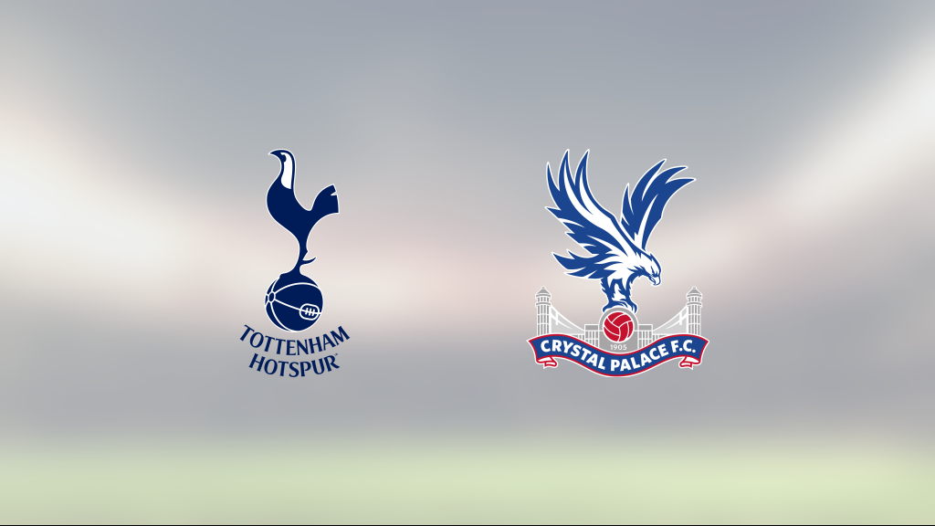 Tottenham segrade mot Crystal Palace på hemmaplan