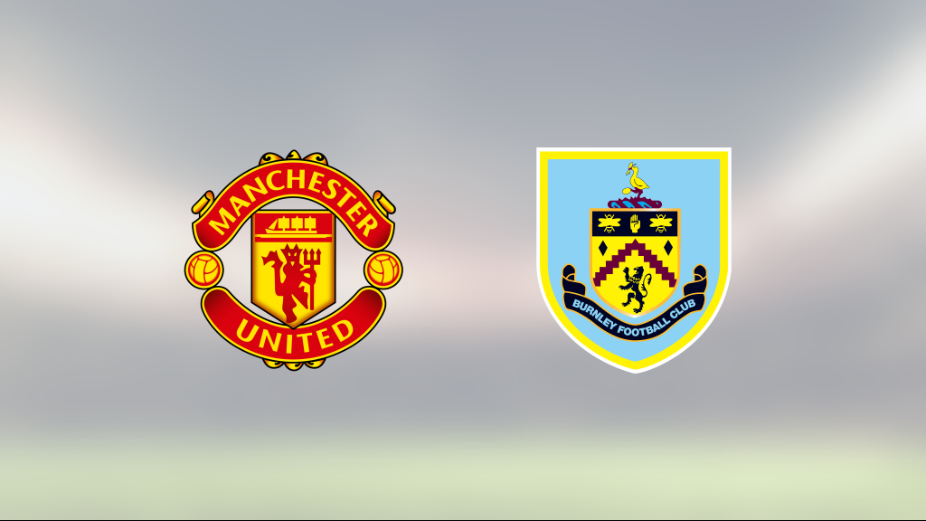 Manchester United avgjorde i första halvlek mot Burnley