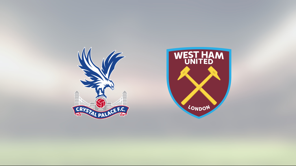 Manuel Lanzini gjorde två mål när West Ham vann mot Crystal Palace