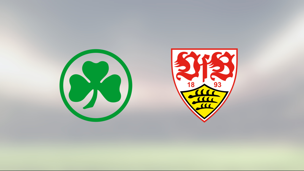 Greuther Fürth och VfB Stuttgart kryssade i mållös match