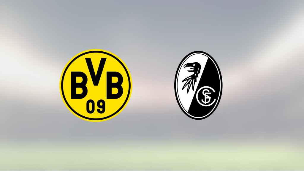 Borussia Dortmund klart bättre än Freiburg på Signal Iduna Park