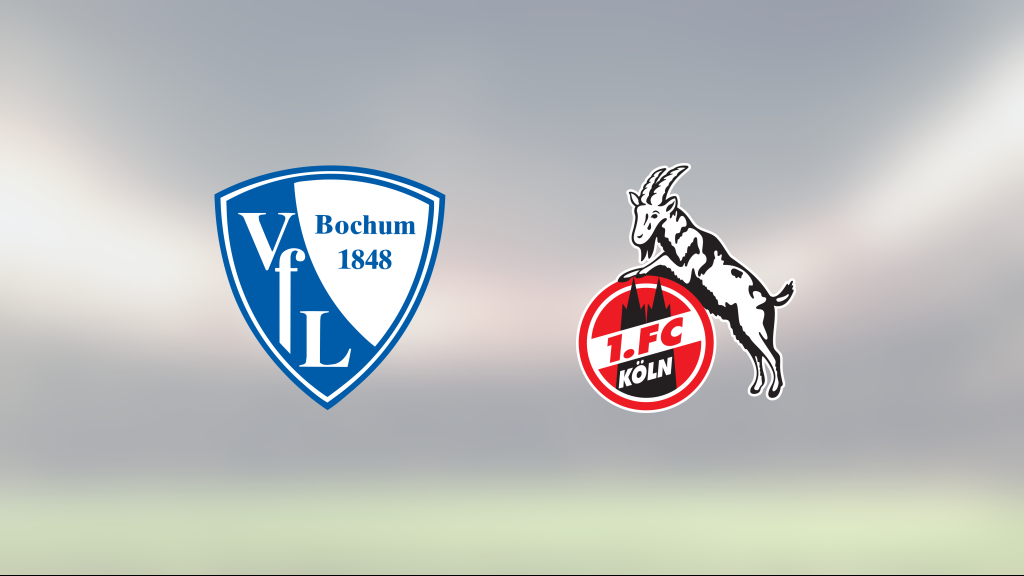 Bochum och FC Köln kryssade efter svängig match