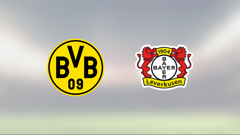 Seger för Bayer Leverkusen i toppmötet med Borussia Dortmund