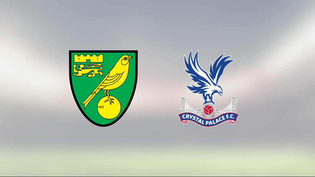 Wilfried Zaha räddade poäng när Crystal Palace kryssade mot Norwich City