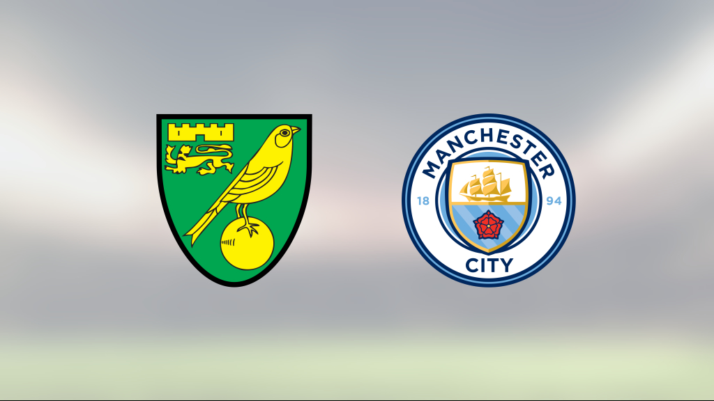 Raheem Sterling tremålskytt i Manchester Citys seger mot Norwich City