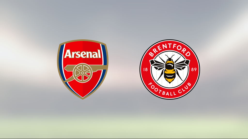 Arsenal avgjorde i andra halvlek mot Brentford