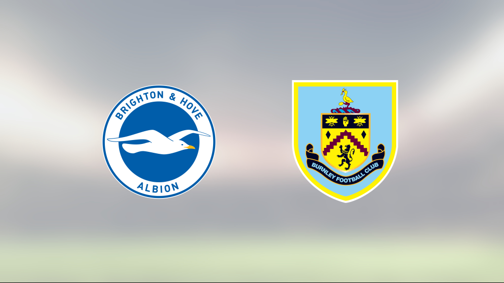 Segerlös svit bröts när Burnley vann mot Brighton & Hove Albion med 3-0