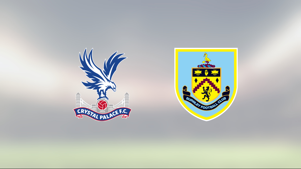 Burnley lyfte sig i andra och fixade kryss borta mot Crystal Palace