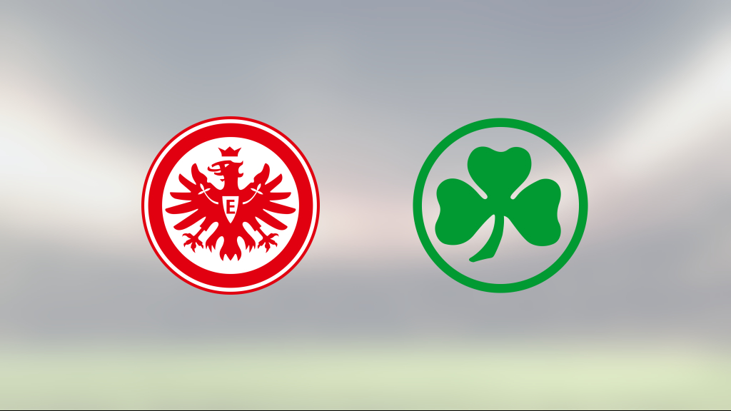 Mållöst för Eintracht Frankfurt och Greuther Fürth på Deutsche Bank Park