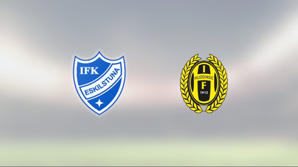 IFK Eskilstuna och Huddinge delade på poängen efter 1-1