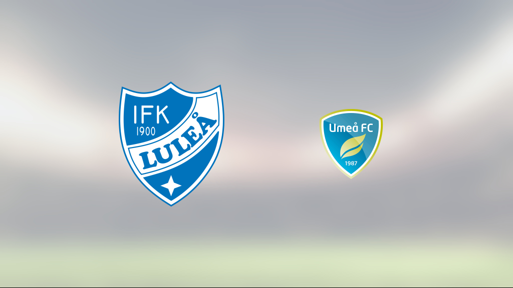 IFK Luleå segrade mot Umeå FC på hemmaplan