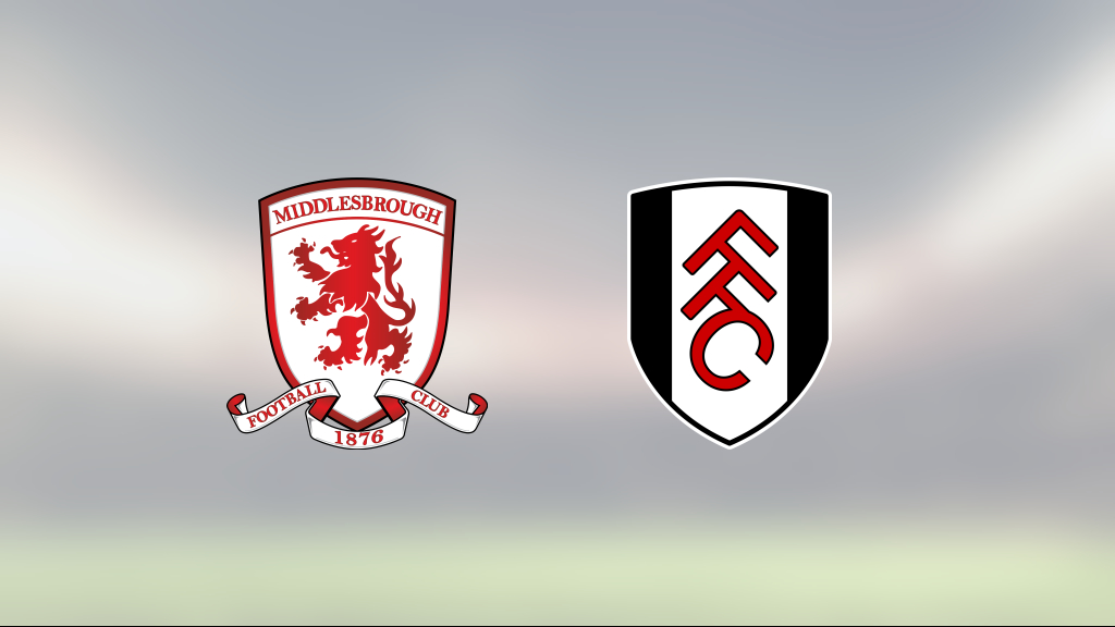 1–0-seger för Fulham mot Middlesbrough – Aleksandar Mitrovic matchhjälte