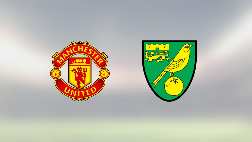 Manchester United vann hemma mot Norwich City