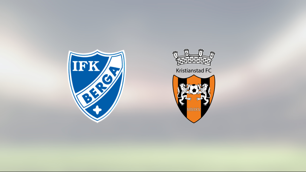 Delad pott för IFK Berga och Kristianstad