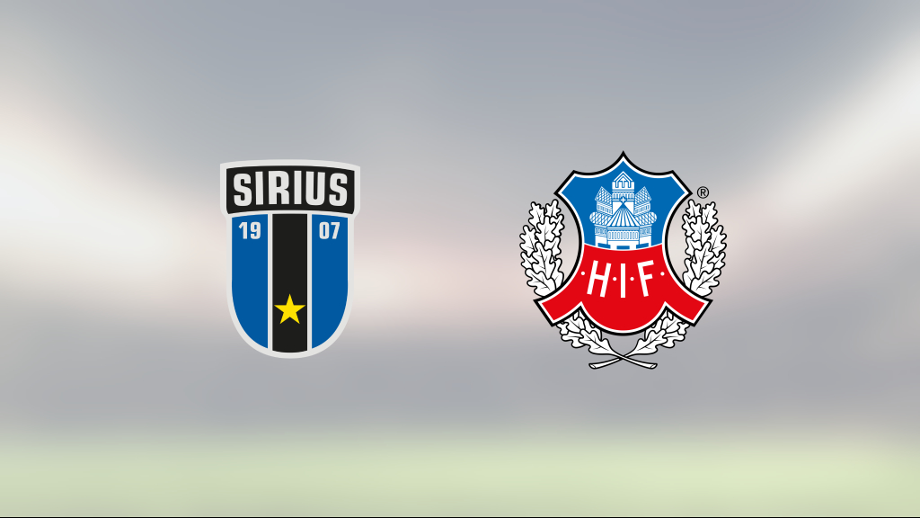 Sirius vann med 1-0 hemma mot Helsingborg