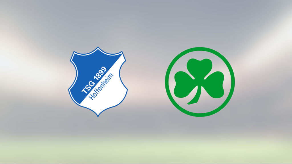 Mållös match när Hoffenheim mötte Greuther Fürth