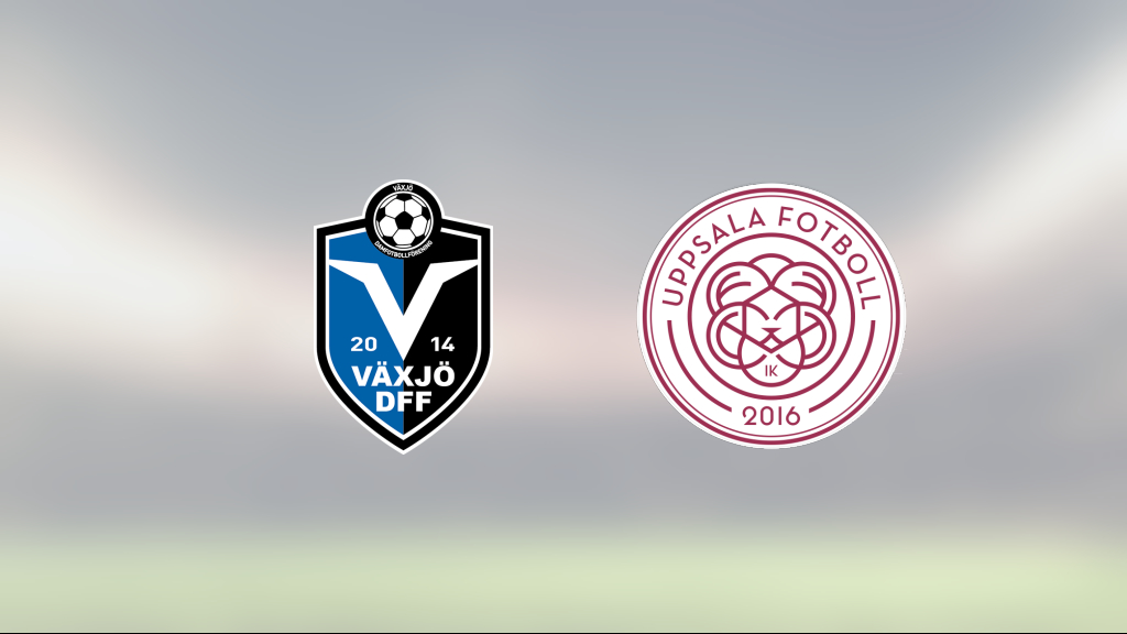 Växjö och IK Uppsala delade på poängen efter 1-1