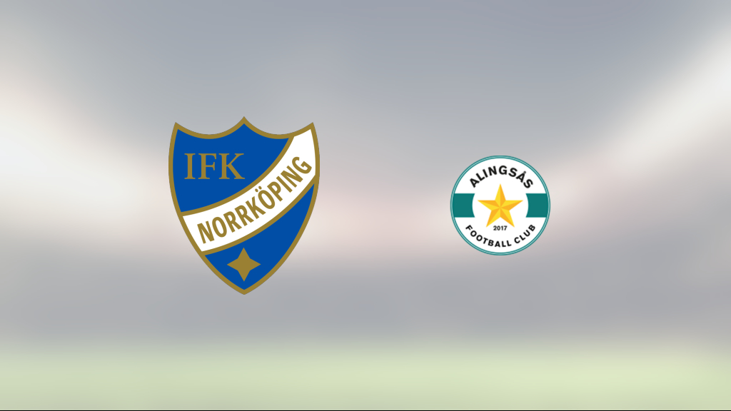 1–0-seger för Alingsås FC mot IFK Norrköping – Stina Jensen matchhjälte