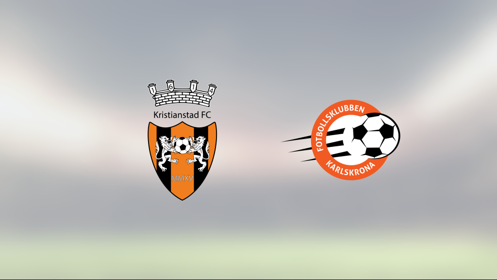 Kristianstad tog rättvis seger mot FK Karlskrona