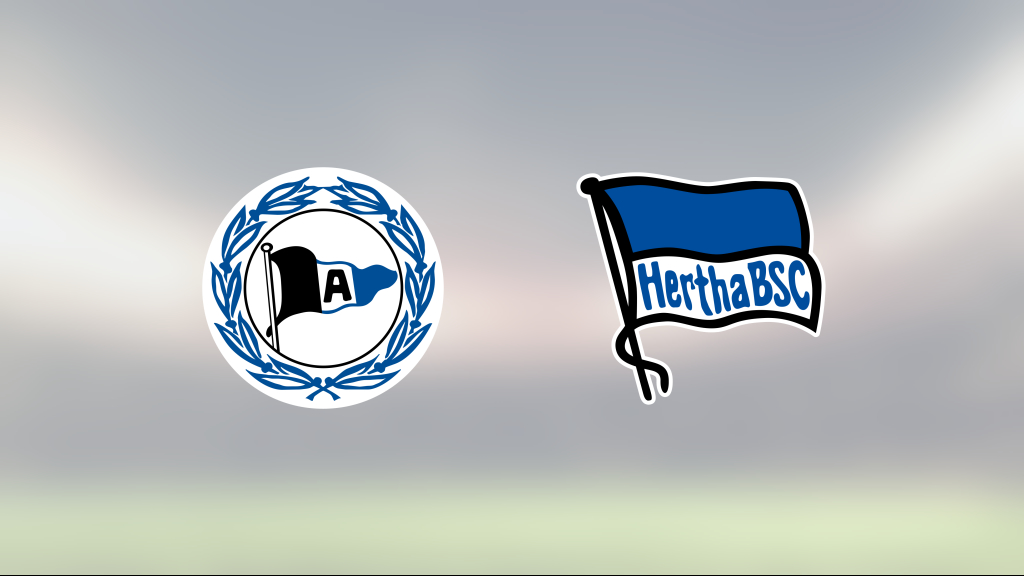 Delad pott när Arminia Bielefeld tog emot Hertha Berlin