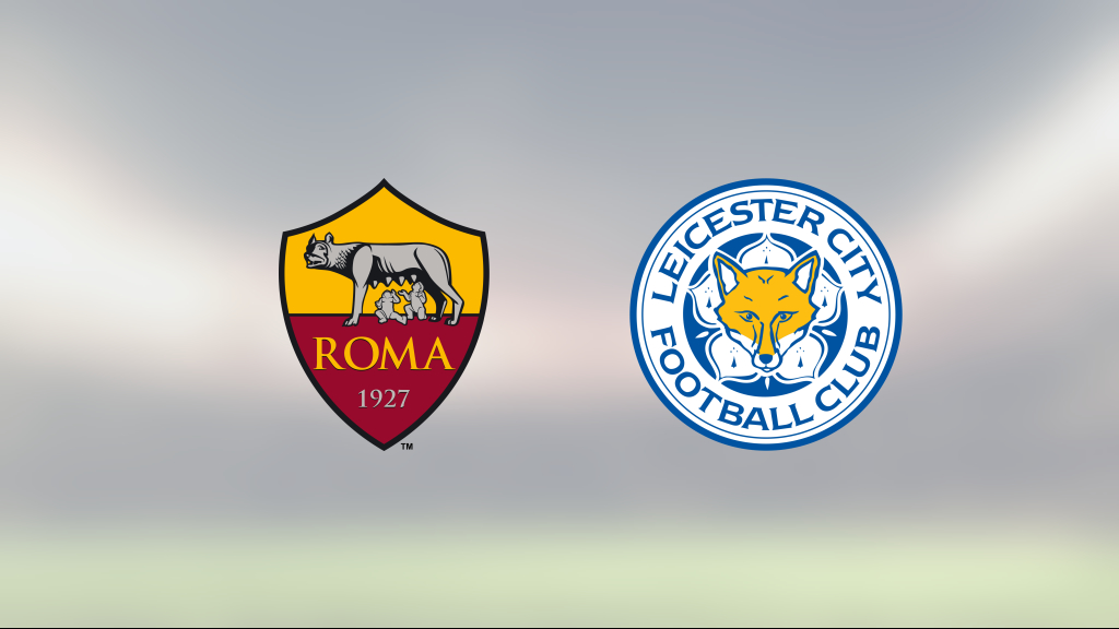 Leicester föll mot Roma på bortaplan