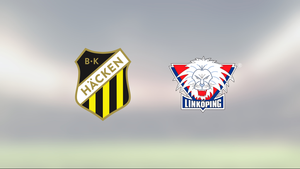 BK Häcken toppar tabellen efter seger mot Linköping