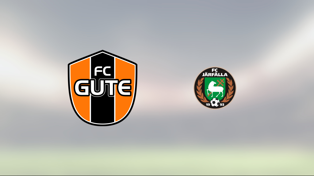 FC Gute avgjorde i andra halvlek mot FC Järfälla