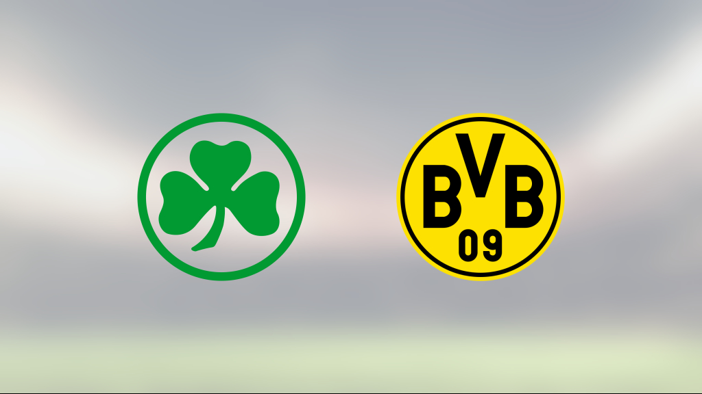 Borussia Dortmund slog Greuther Fürth efter Julian Brandts dubbel