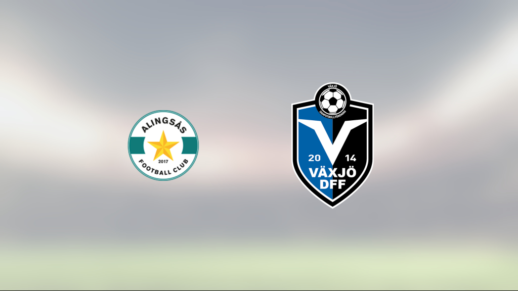 Alingsås FC och Växjö kryssade i mållös match