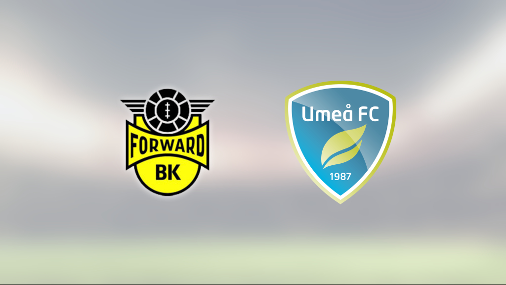 Amaro Bahtijar matchhjälte för Umeå FC borta mot Forward