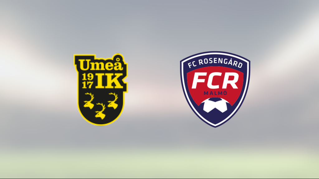 Rosengård ny serieledare efter 3-0 mot Umeå