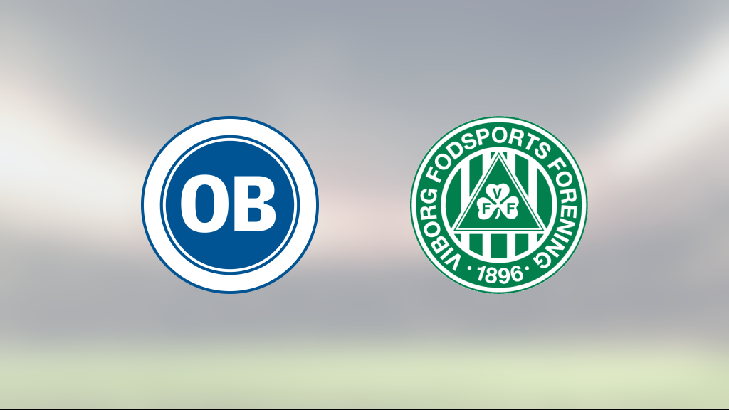 Odense och Viborg delade på poängen i toppmötet