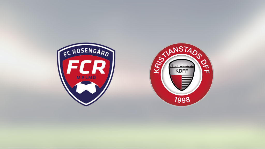 1-1 för Rosengård – åttonde matchen i rad utan förlust