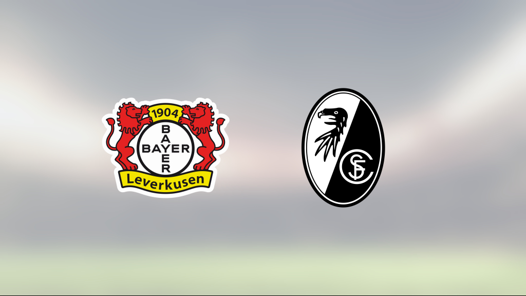 Bayer Leverkusen avgjorde i andra halvlek mot Freiburg