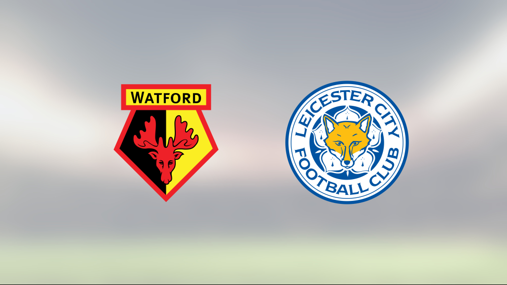 Klar seger för Leicester mot Watford på Vicarage Road