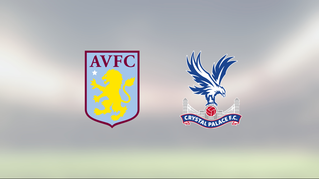 Delad pott för Aston Villa och Crystal Palace