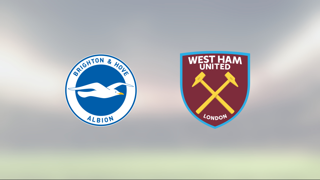 Brighton & Hove Albion vann mot West Ham – trots underläge i halvtid