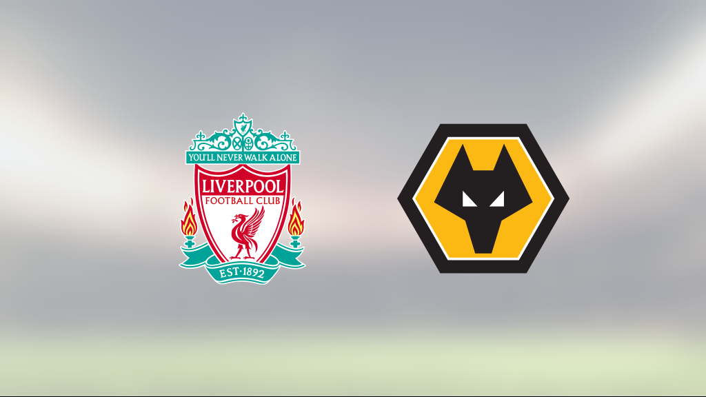 Seger för Liverpool på hemmaplan mot Wolverhampton