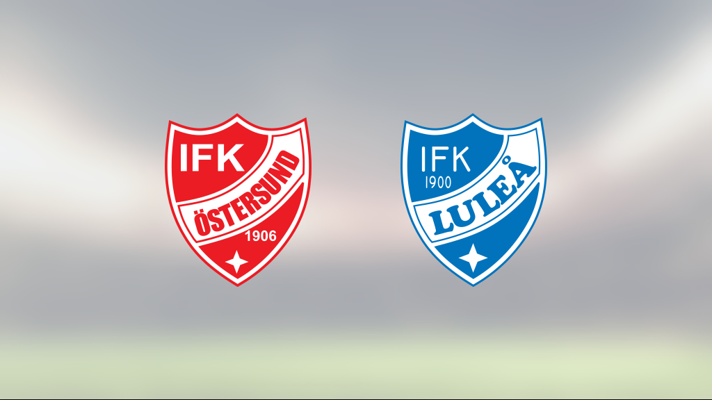 IFK Luleå ny serieledare efter seger mot IFK Östersund