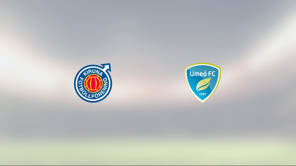 Elton Hedström och Noah Jonsson målskyttar när Umeå FC förlorade