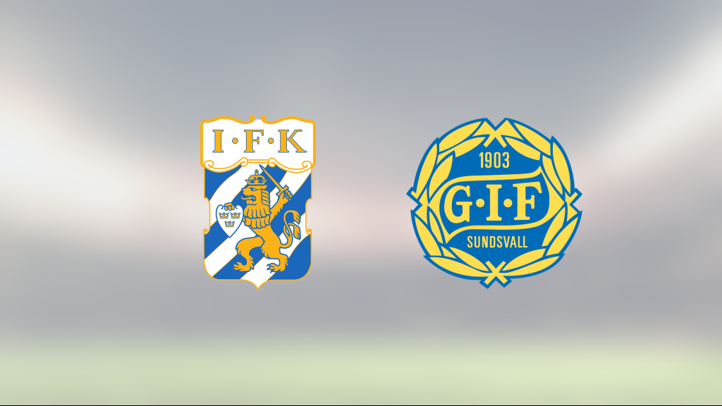 IFK Göteborg äntligen segrare igen efter vinst mot GIF Sundsvall