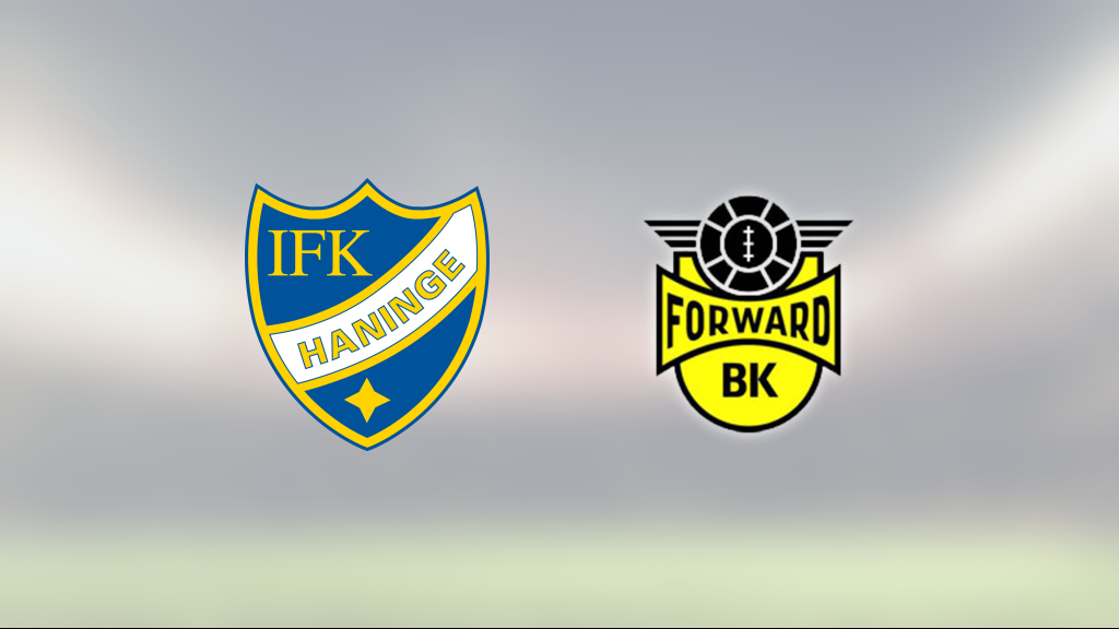 Anton Ingves och Linus Jansson matchvinnare när Forward besegrade Haninge