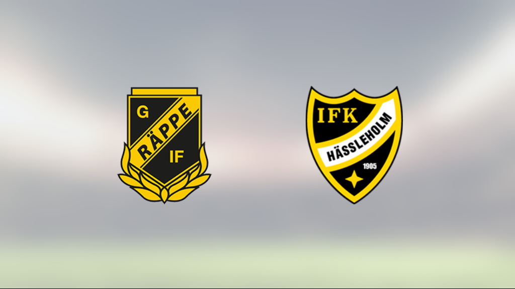 Räppe avgjorde mot IFK Hässleholm efter paus