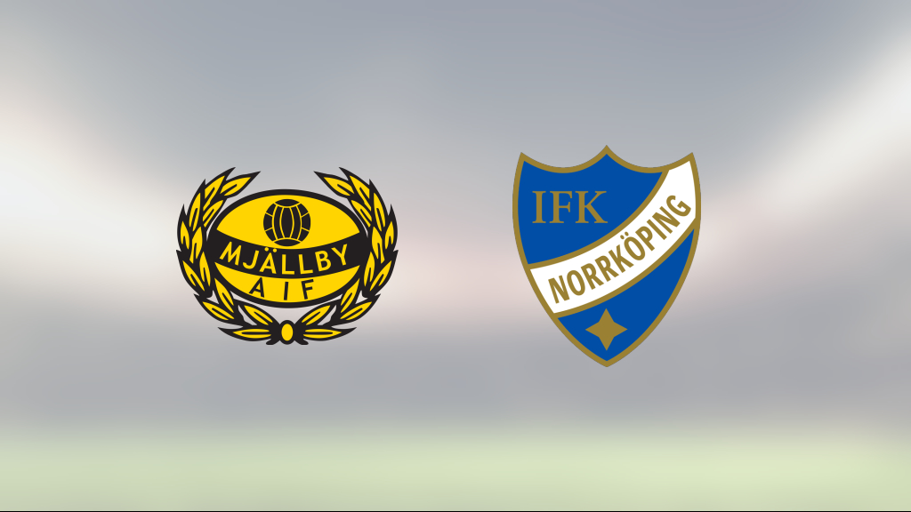 Delad pott när Mjällby tog emot IFK Norrköping