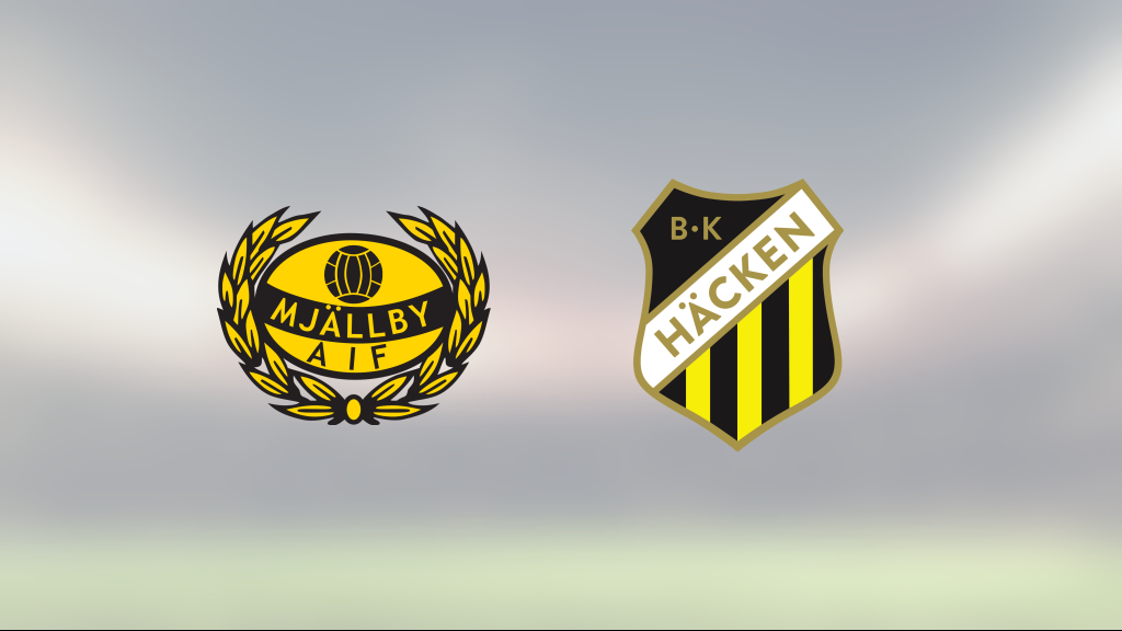 2-1 för Häcken – tionde matchen i rad utan förlust