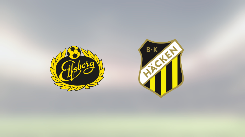 Häcken hämtade i kapp underläge och kryssade mot Elfsborg