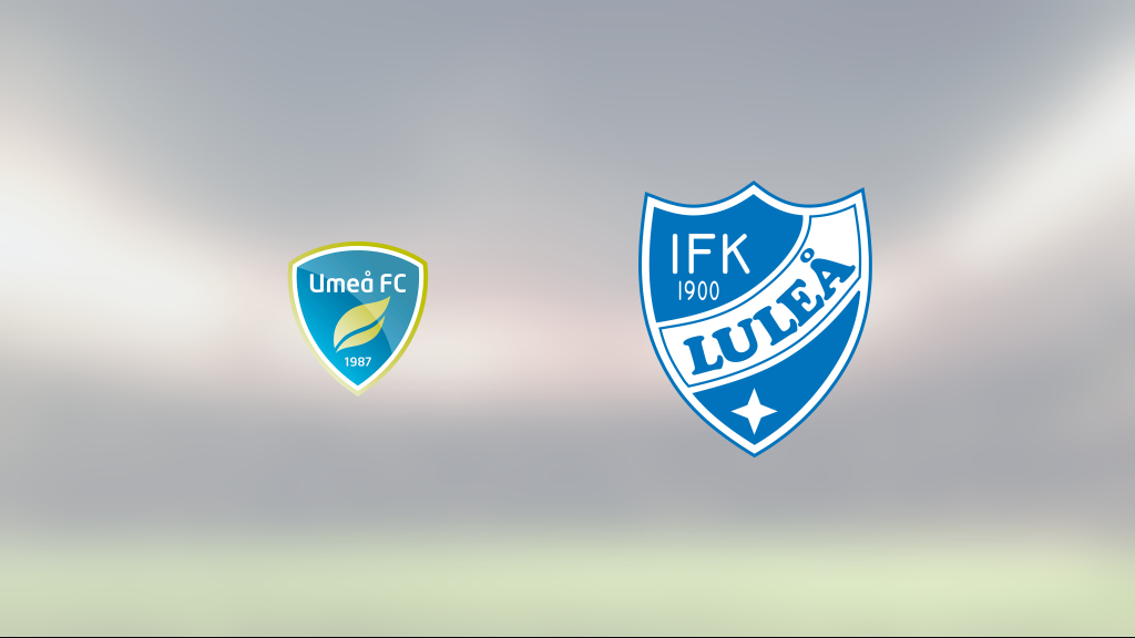 Klar seger för IFK Luleå mot Umeå FC på Tegstunets IP