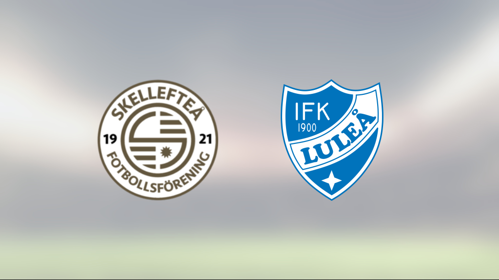 Skellefteå FF lyfte sig i andra och fixade kryss hemma mot IFK Luleå