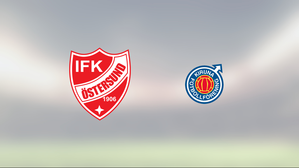 1–0-seger för IFK Östersund mot Kiruna FF – Joshua Richards matchhjälte